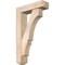 Ekena Millwork Balboa Craftsman Smooth Bracket w/ Offset Brace, Douglas Fir, 5 1/2"W x 20"D x 32"H BKT0604X20X32BOA04SDF - alternate 1